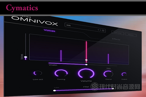 Cymatics OMNIVOX Harmony Engine一个人变多人的合唱团